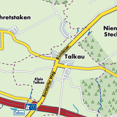 Übersichtsplan Talkau