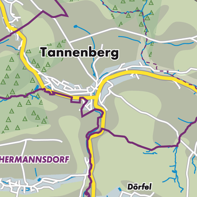 Übersichtsplan Tannenberg