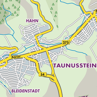 Übersichtsplan Taunusstein