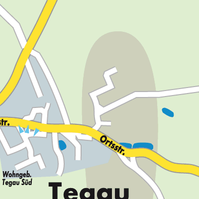 Stadtplan Tegau