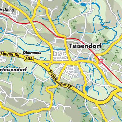 Übersichtsplan Teisendorf