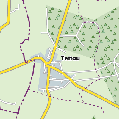 Übersichtsplan Tettau