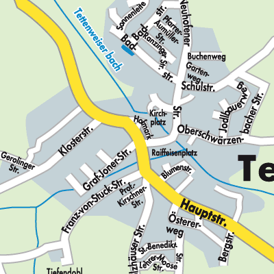 Stadtplan Tettenweis