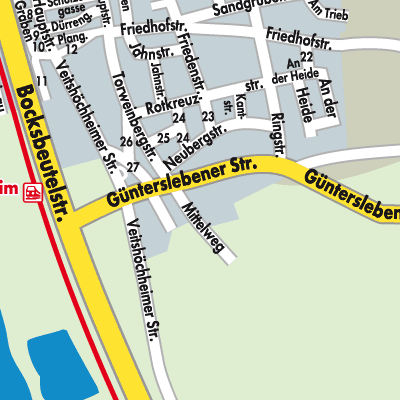 Stadtplan Thüngersheim