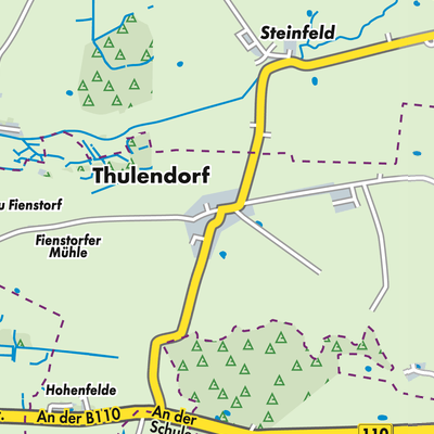 Übersichtsplan Thulendorf