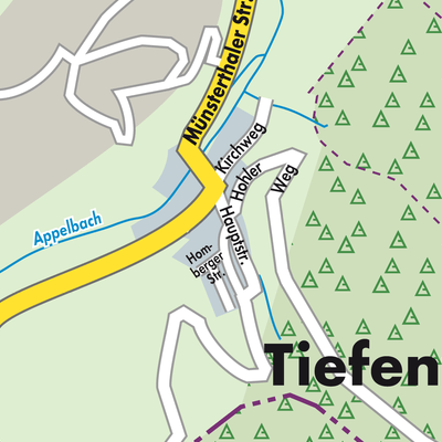 Stadtplan Tiefenthal