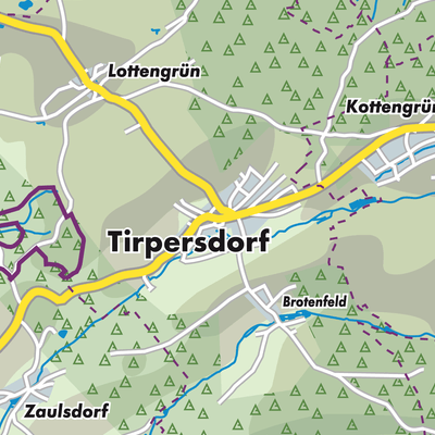 Übersichtsplan Tirpersdorf