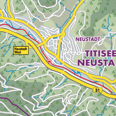 Übersichtsplan Titisee-Neustadt