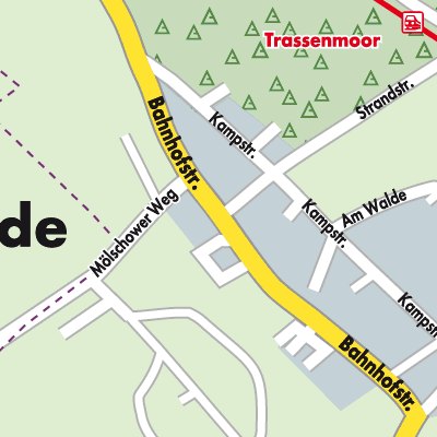 Stadtplan Trassenheide