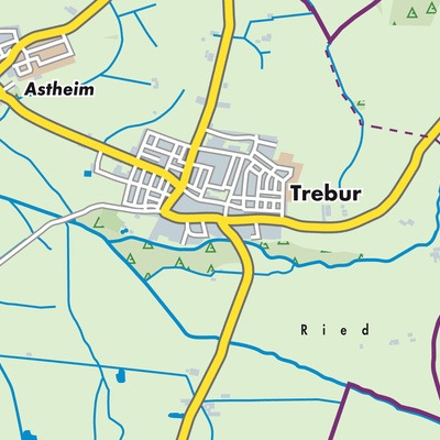 Übersichtsplan Trebur