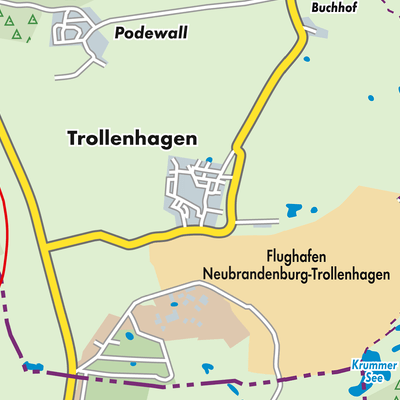 Übersichtsplan Trollenhagen
