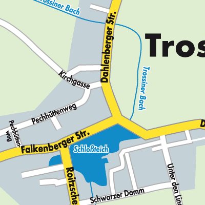 Stadtplan Trossin