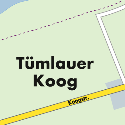 Stadtplan Tümlauer Koog