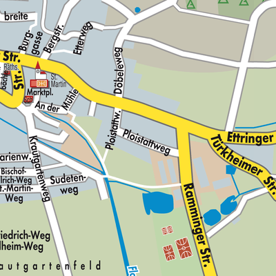 Stadtplan Tussenhausen
