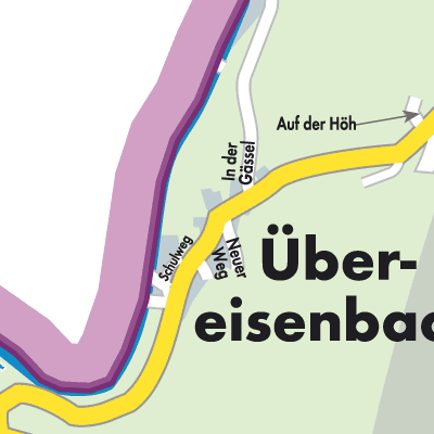 Stadtplan Übereisenbach