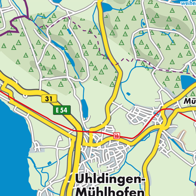Übersichtsplan Uhldingen-Mühlhofen