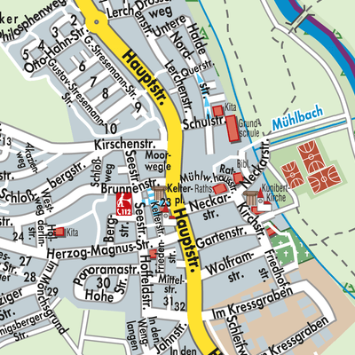 Stadtplan Untereisesheim