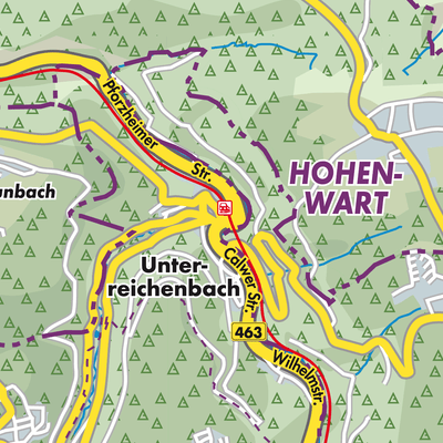 Übersichtsplan Unterreichenbach