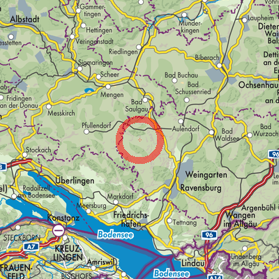 Landkarte Unterwaldhausen