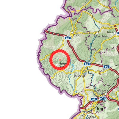 Landkarte Uppershausen