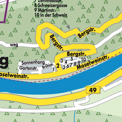 Stadtplan Valwig