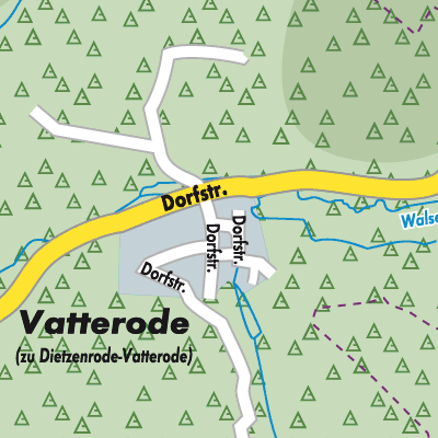 Stadtplan Dietzenrode/Vatterode