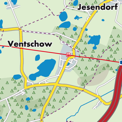 Übersichtsplan Ventschow