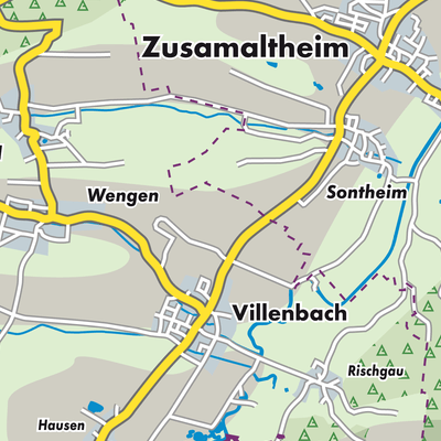 Übersichtsplan Villenbach
