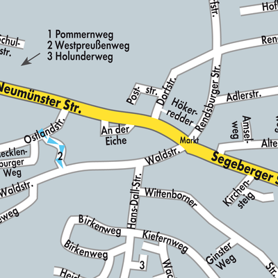 Stadtplan Wahlstedt