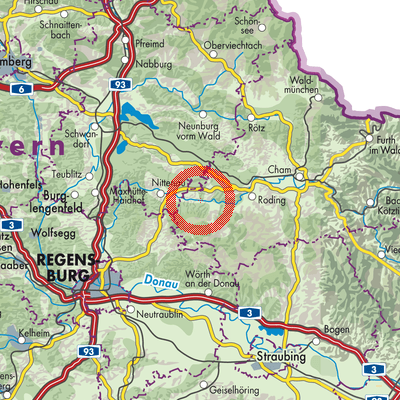 Landkarte Walderbach