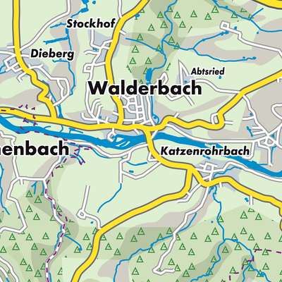 Übersichtsplan Walderbach