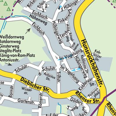 Stadtplan Waldesch