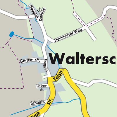 Stadtplan Walterschen