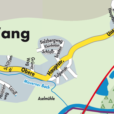 Stadtplan Wang
