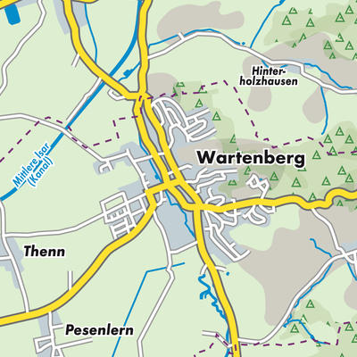Übersichtsplan Wartenberg
