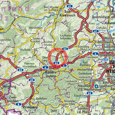 Landkarte Wartenberg-Rohrbach