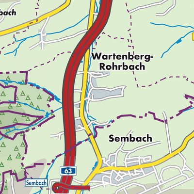 Übersichtsplan Wartenberg-Rohrbach