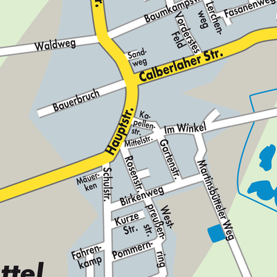 Stadtplan Wasbüttel