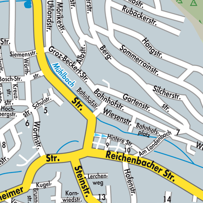 Stadtplan Wehingen
