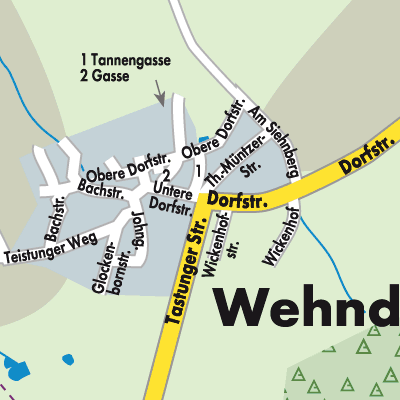 Stadtplan Wehnde