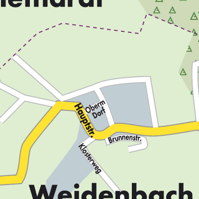 Stadtplan Weidenbach