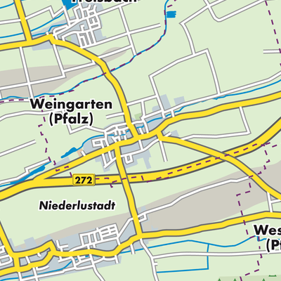 Übersichtsplan Weingarten (Pfalz)