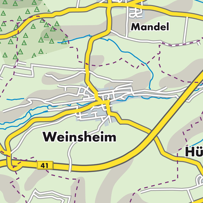 Übersichtsplan Weinsheim