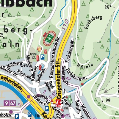 Stadtplan Weißbach