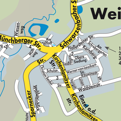 Stadtplan Weißdorf