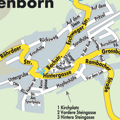 Stadtplan Weißenborn