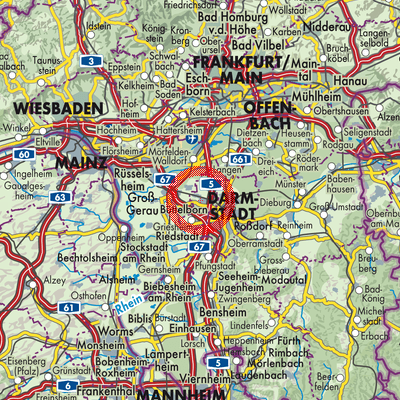 Landkarte Weiterstadt