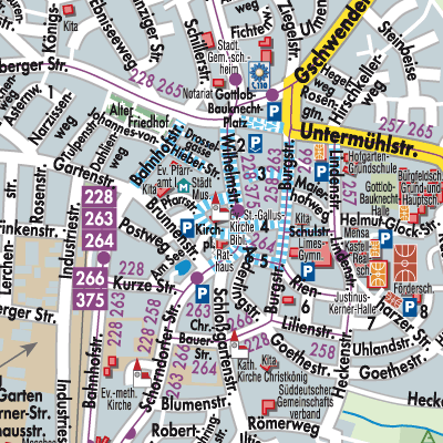 Stadtplan Welzheim