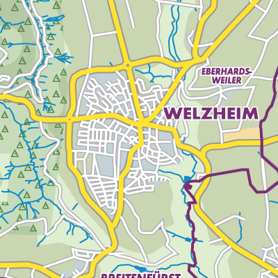 Übersichtsplan Welzheim