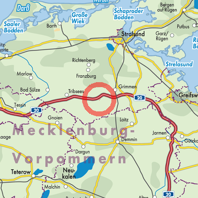 Landkarte Wendisch Baggendorf